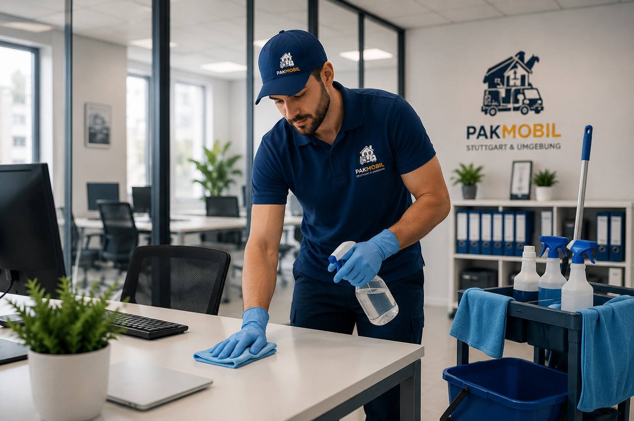 PakMobil Team bei der Arbeit in Stuttgart
